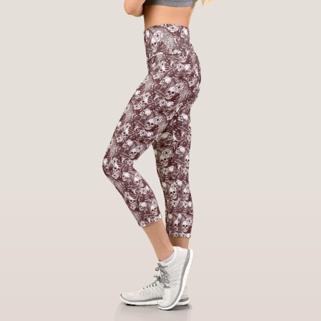 Jungle Skulls Leggings #2 (Left)