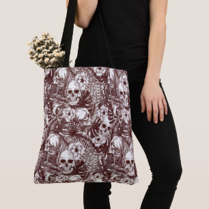 Jungle Skulls Tote Bag