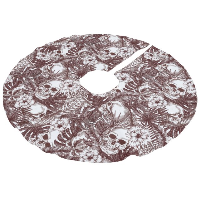 Jungle Skulls Tree Skirt (Angled)