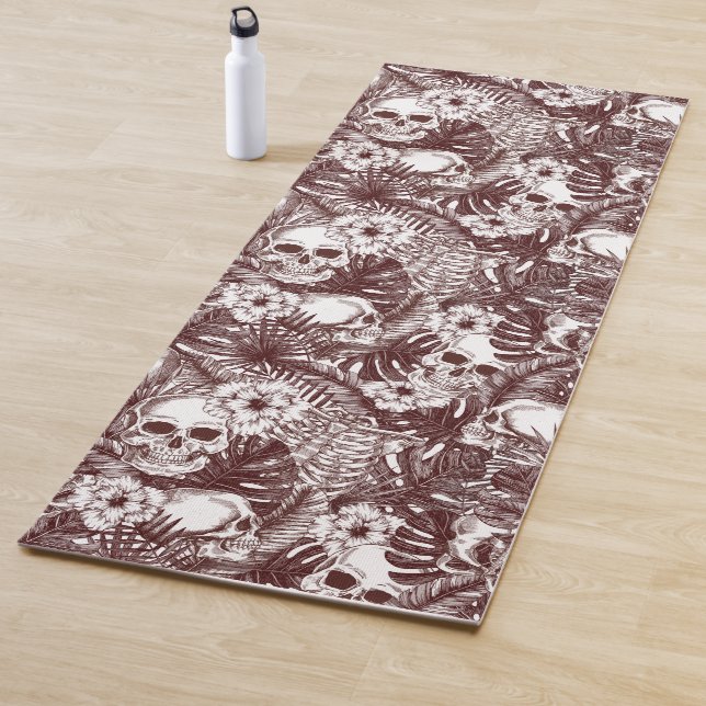 Jungle Skulls Yoga Mat (In Situ)