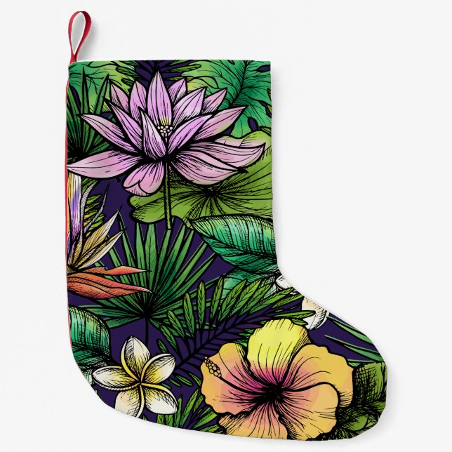 Jungle Small Christmas Stocking (Front)