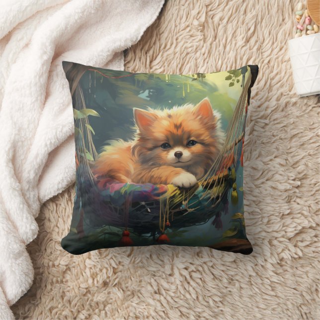 Jungle Spitz Cushion (Blanket)