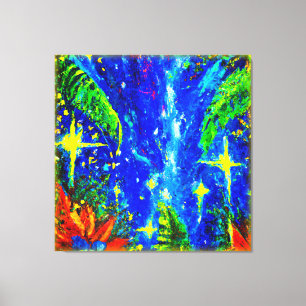 Jungle Stars Painting. Buy Now Canvas Print