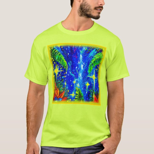 Jungle Stars Painting. Buy Now T-Shirt (Front)
