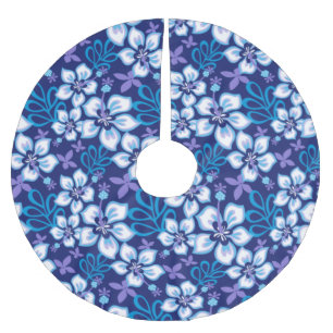 JUNGLE SURF (BLUE COMBO) BRUSHED POLYESTER TREE SKIRT