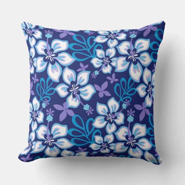 JUNGLE SURF (BLUE COMBO) CUSHION (Front)