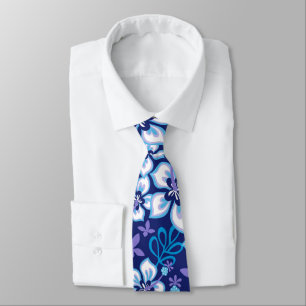 JUNGLE SURF (BLUE COMBO) NECK TIE