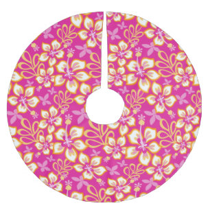 JUNGLE SURF (HOT PINK COMBO) BRUSHED POLYESTER TREE SKIRT