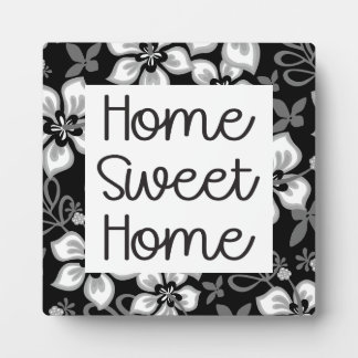 JUNGLE SURF IN BLACK- HOME PLAQUE