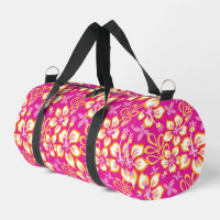 JUNGLE SURF PATTERN IN HOT PINK