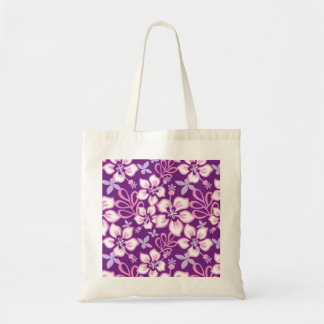 JUNGLE SURF PATTERN IN PURPLE TOTE BAG
