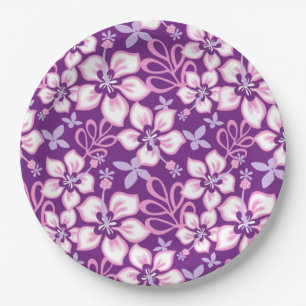 JUNGLE SURF (PURPLE COMBO) PAPER PLATE