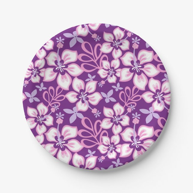 JUNGLE SURF (PURPLE COMBO) PAPER PLATE (Front)