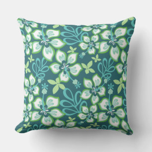 JUNGLE SURF (TEAL COMBO) CUSHION