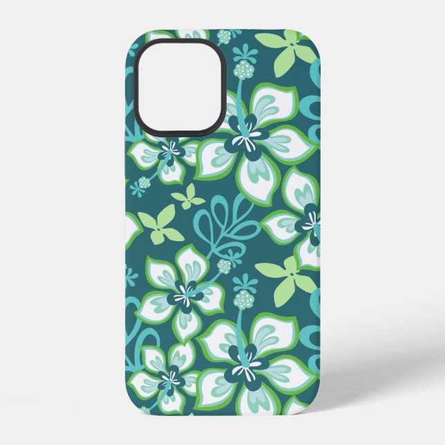 JUNGLE SURF (TEAL COMBO) iPhone CASE (Back)