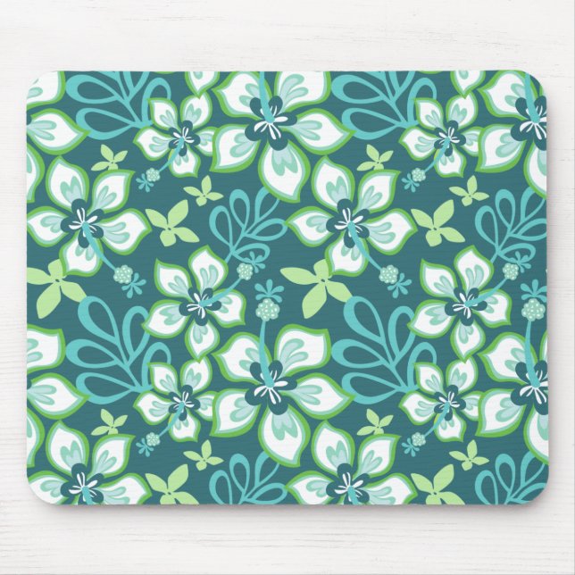 JUNGLE SURF (TEAL COMBO) MOUSE PAD (Front)