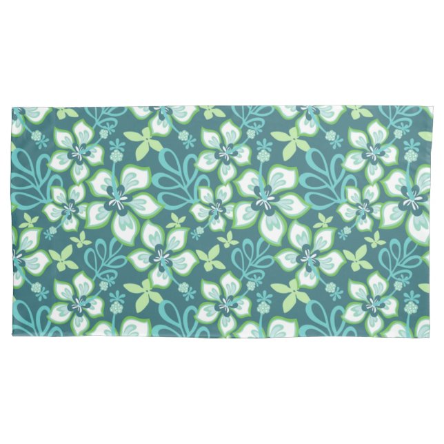 JUNGLE SURF (TEAL COMBO) PILLOWCASE (Front-Left)