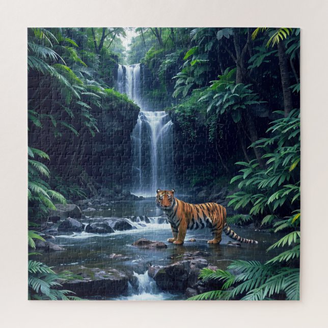 Jungle Tiger Jigsaw Puzzle (Vertical)