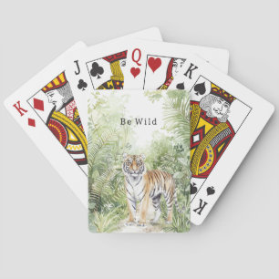 Jungle Tiger Playing Cards