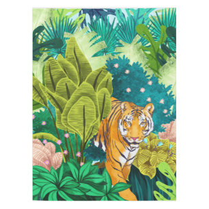 Jungle Tiger Tablecloth