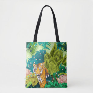 Jungle Tiger Tote Bag