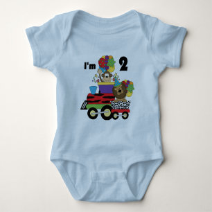 Jungle Train 2nd Birthday T-shirts and Gifts