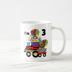 Jungle Train 3rd Birthday Tshirts and Gifts Coffee Mug