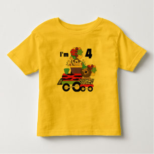 Jungle Train 4th Birthday Tshirts and Gifts