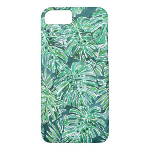 JUNGLE VIBES Green Tropical Monstera Pattern Case-Mate iPhone Case
