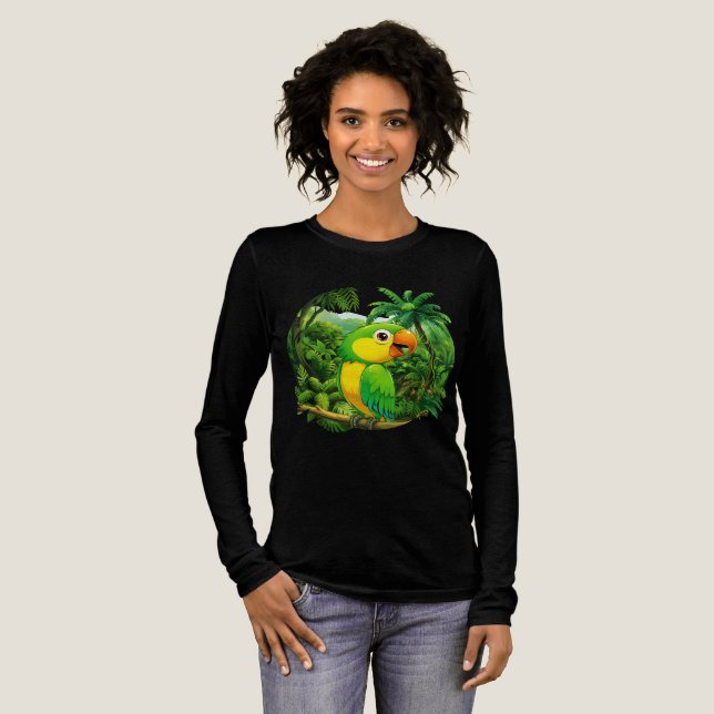 Jungle Vibes Tri-Blend Shirt (Full Front)