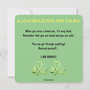 Jungle Whispers of Encouragement Series Flat Card