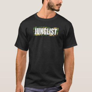 Junglist Camo Drum & Bass Graphic T-Shirt