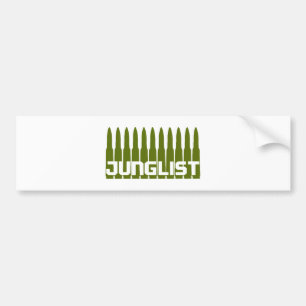Junglist Green Bumper Sticker