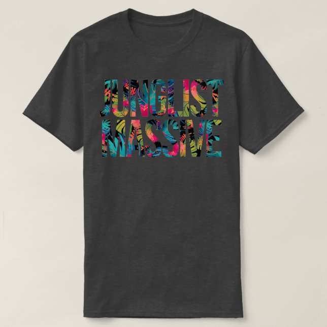 Junglist Massive Jungle Music Inspired  T-Shirt (Design Front)