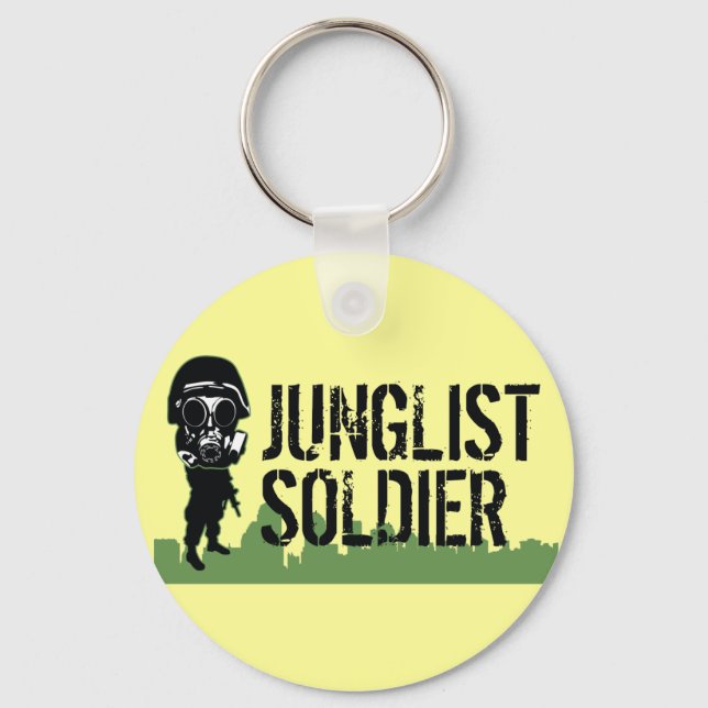 Junglist Soldier Key Ring (Front)