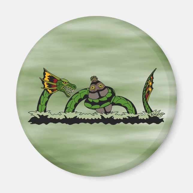 Jungun Catching a Quibbib Magnet (Front)