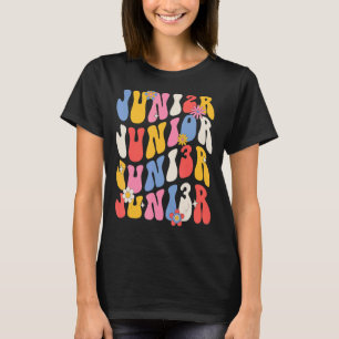 Junior 2032 Retro Groovy Graduation Senior Class o T-Shirt