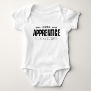 Junior Apprentice On The Tools Custom Year Tradie Baby Bodysuit