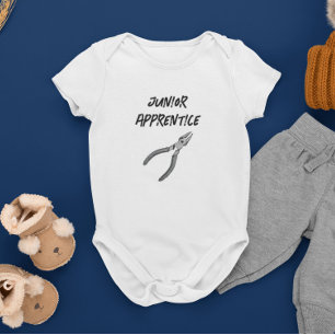 Junior Apprentice Pliers Electrician Sparky Baby Bodysuit