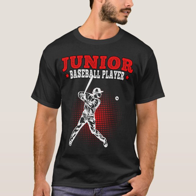 Junior Baseball Player Baseballplayer  1 T-Shirt (Front)