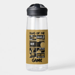 Junior Boys Tennis King Of The Game Water Bottle