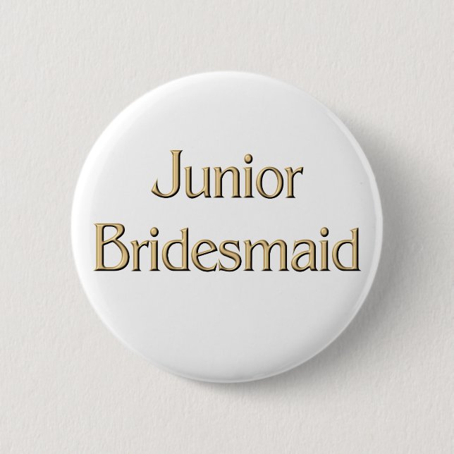 Junior bridesmaid button (Front)