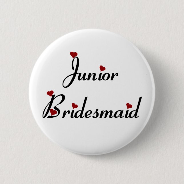 Junior Bridesmaid button (Front)