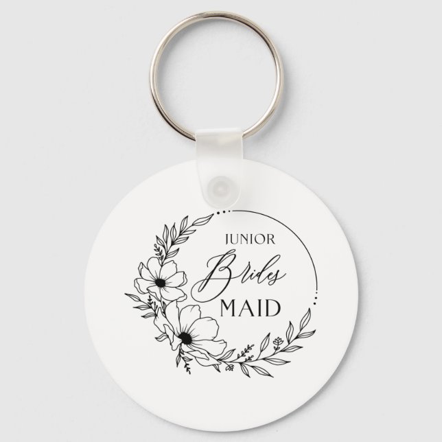 junior bridesmaid key ring (Front)