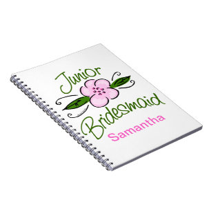 Junior Bridesmaid Spiral Notebook