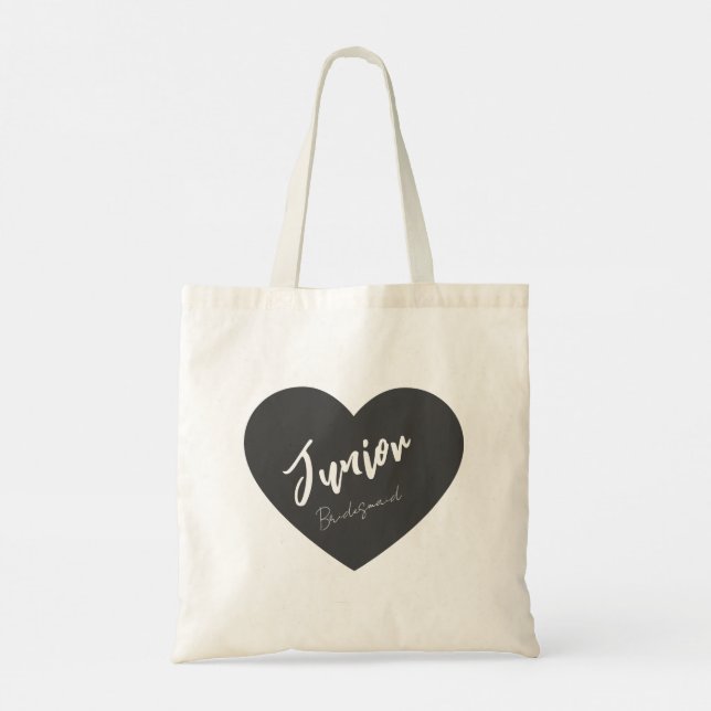 junior bridesmaid tote bag (Back)