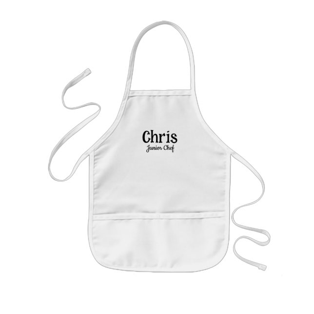 Junior Chef Boy or Girl Kids Apron (Front)