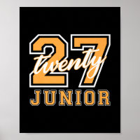Junior Class 2027 Graduation Back To School Orange