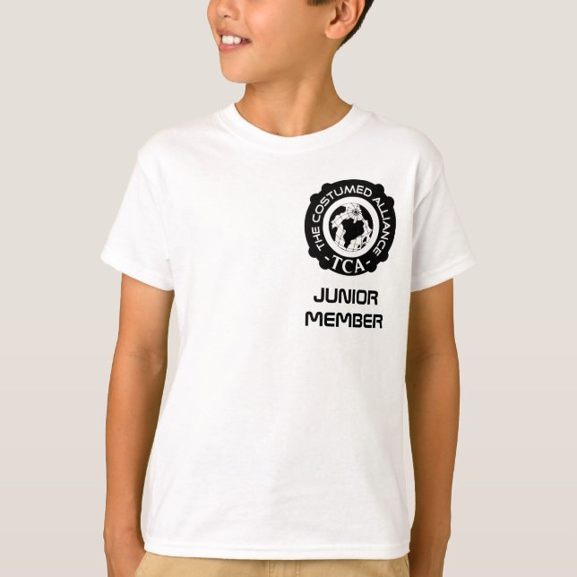Junior Crew Shirt, Red T-Shirt (Front)