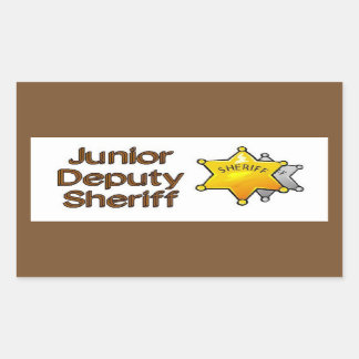 Junior Deputy Sheriff Rectangular Sticker